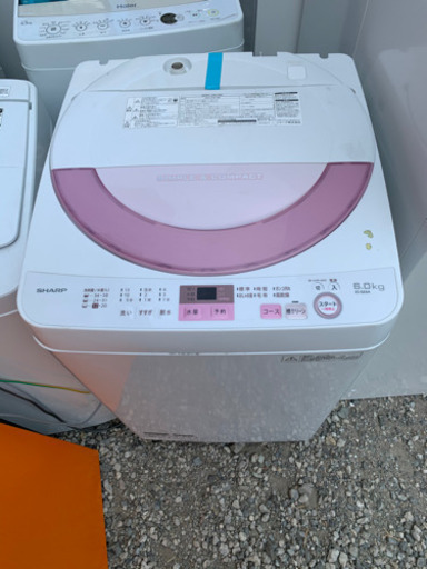 シャープ　全自動電気洗濯機　ES-GE6A 2017年製　6kg