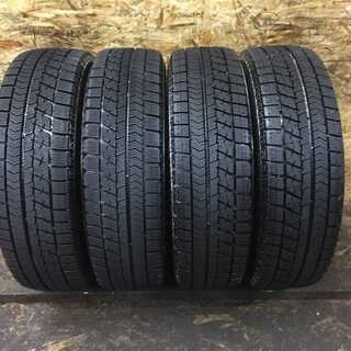 【BS BLIZZAK VRX 175/65R15】スタッドレス 4本【RIVAZZA 社外 15インチ 5J4HPCD100+45】2019年製 バリ溝 アクア スイフト等　(TI117) クレジットカード QR決済可能