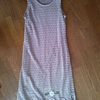 ★値下げしました！★レース調ドレスの画像