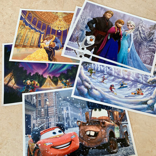 【Disney】ディズニーのタオルセットとＢ4サイズのポスターセットの画像