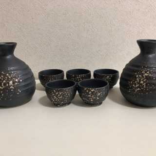 ●お取引完了●新品 土もの 徳利 お猪口 晩酌セット 日本酒