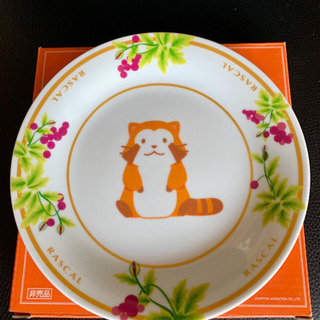 あらいぐまラスカル　絵皿　2枚