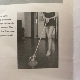 回転ブラシで楽々お掃除！高所もお任せ！の画像