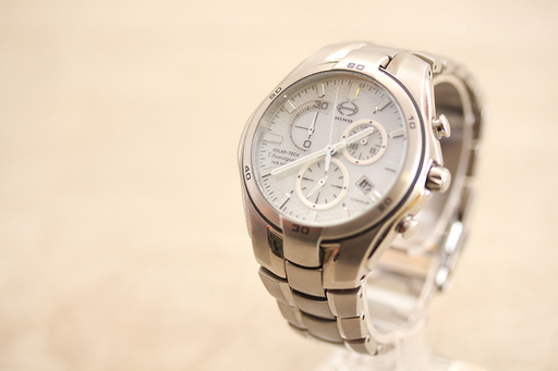 希少 シチズン 腕時計 日野モデル クロノグラフ ソーラー 中古 日野自動車 HINO(R1928akxY)