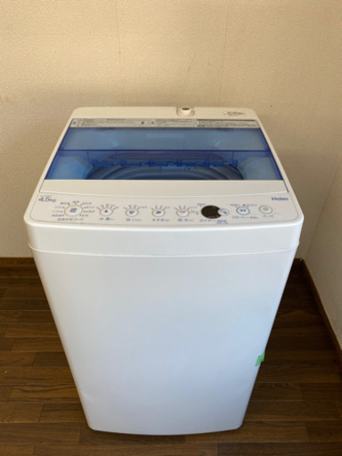 送料無料/設置無料/美品☆/JW-C45CK/ハイアール/Haier/洗濯機/4.5kg/18年製