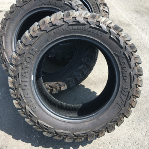 オフロードタイヤ　35x12.5 20 インチ　4本今外し