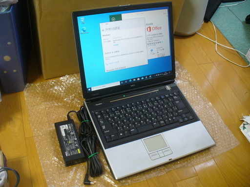 ⑳安心のNEC製 Windows 10 / Office 2016 Professional インストール済（ライセンス認証済） 15インチ ノートPC⑳