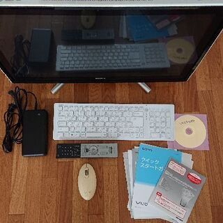 【値下げしました】SONY VAIO VPCL24AJV(本体一体型パソコン)の画像