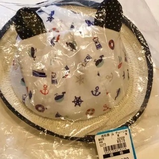 未使用　ベビー夏用帽子