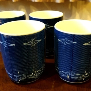 湯飲み（紺・4個）