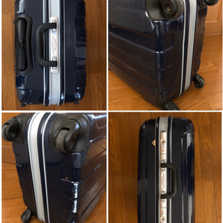 ★値下げしました★アメリカンフライヤー製ハードキャリー　スーツケース62cm(ダークブルー)の画像