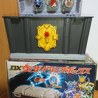 決まりました　仮面ライダーウイザードベルト3個＆リングボックス新品＆ウイザードリングのおもちゃ付きの画像