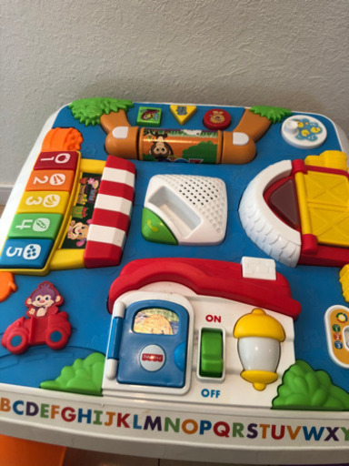 値下げ　フィッシャープライス　スマートステージバイリンガルテーブル