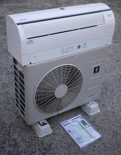 美品 SHARP シャープ ルームエアコン AY-F28EE4 2.8kw 冷房8～12畳 暖房8～10畳 高濃度プラズマクラスター25000搭載 チタニアコート