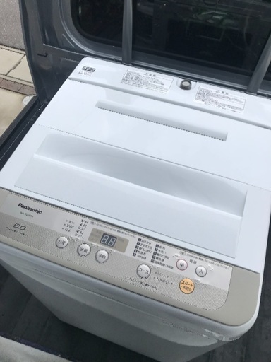 取引中パナソニック容量6キロ美品2017年製。千葉県内配送無料。設置無料。