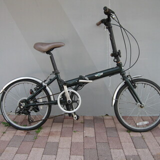 MINI(ミニ) アルミ製20インチ7段変速折りたたみ自転車 ミニベロ 管理NO