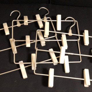 無印良品　アルミハンガー・パンツ／スカート用　3つセット