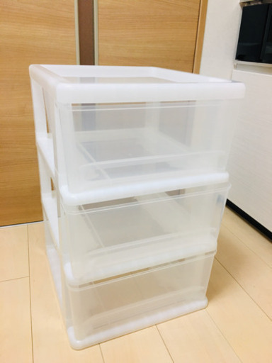 【新品】3段収納ボックス