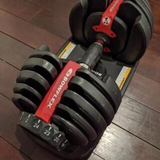 ボウフレックス　可変式ダンベル　24キロ　1つ