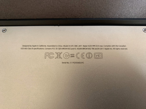 【最終　本日正午まで】MacBook Air 2010 ジャンク