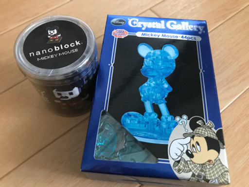 【美品】【ミッキーマウス】パズル、ナノブロック