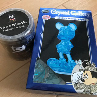 【美品】【ミッキーマウス】パズル、ナノブロック