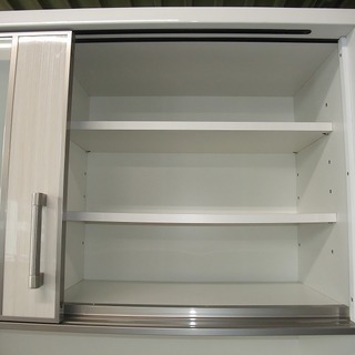 R1018) ニトリ キッチンボード ポスティア120KB WH 2013年製! 食器棚