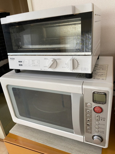 トースターと電子レンジセット
