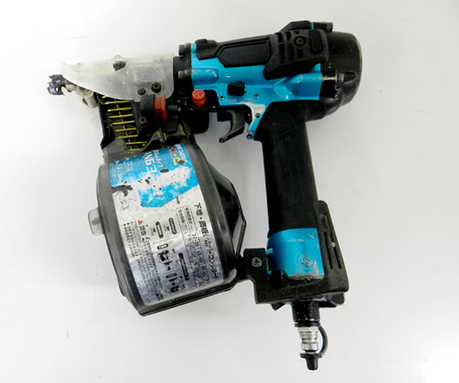 動作未確認 makita/マキタ 高圧 エア釘打 エアダスタ付 65mm AN633H ジャンク扱い品 ☆ PayPay(ペイペイ)決済可能 ☆ 札幌市 北区 屯田