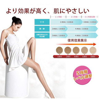新品未使用　美肌機能付き脱毛器の画像