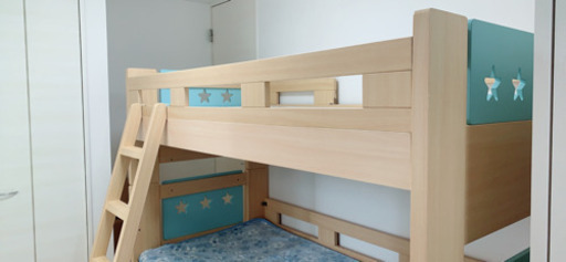 木製2段ベット
