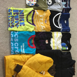 子供服男の子 GOTHAM半袖他、NIKE、crocs薄手の長袖...