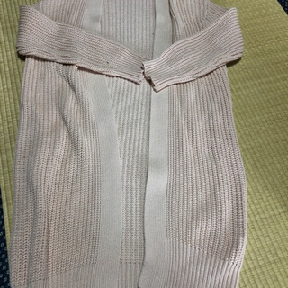ニットロングカーディガン