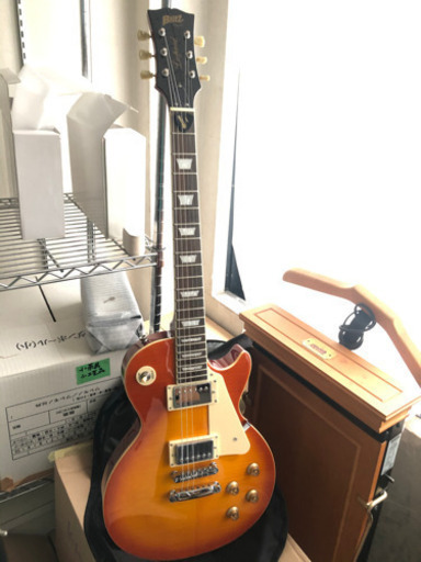 超美品★Blitz Leopard AriaProⅡ ブリッツ アリアプロ2 レオパードモデル レスポールタイプ エレキギター