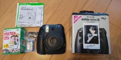 【新品未使用】チェキinstax mini 8【Black】