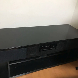 TV台＋3.1chスピーカーの、シアターラック