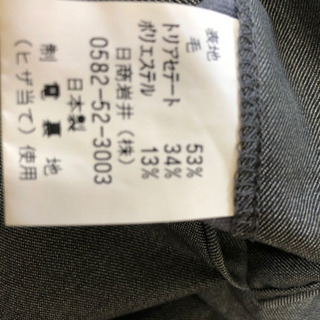 ブレザー用ズボン　春物の画像