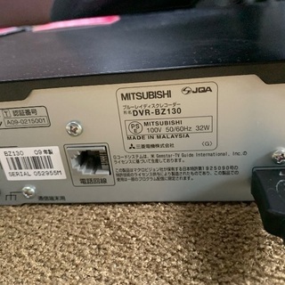 ブルーレイレコーダーをお売りします_DVR-BZ130【1台通常動作、1台ジャンク品】の画像
