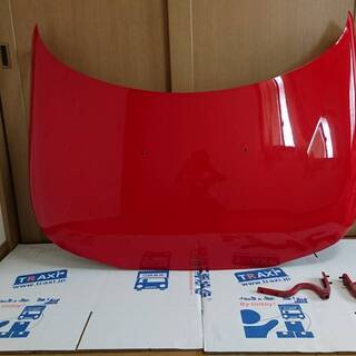 ホンダ　ビート　ボンネット　赤R-80　凹み有