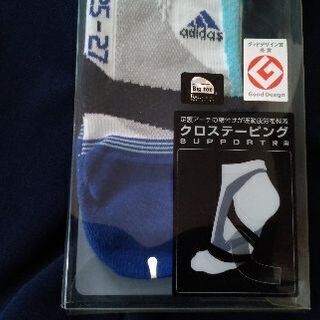 ★新品★未使用★　adidas★　アディダス クロステーピングソックスの画像