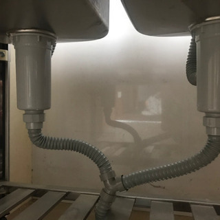 （お取引決定）azuma ステンレスシンク　3点セット　ステンレス作業台の画像