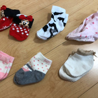 子ども用靴下(女の子) 12足(ミキハウス等)の画像