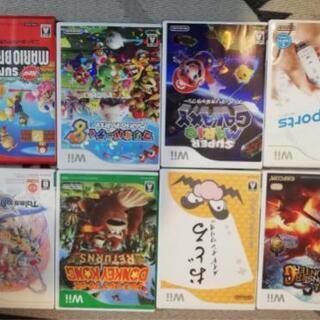 wii すぐ遊べる！リモコンx3 ソフトx8の画像