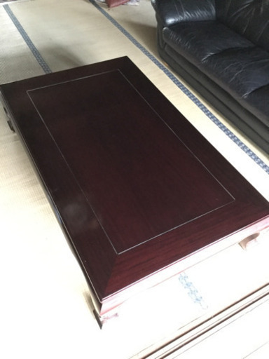 中古　座卓テーブル　座敷机　ローテーブル　 　幅90　　奥行149.5　　高さ34　 （ｃｍ）　和家具　座敷テーブル　5尺