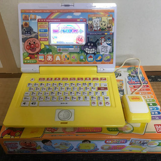 アンパンマンカラーパソコンスマート作動確認中古品