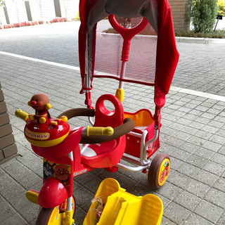 「商談中」アンパンマン　三輪車