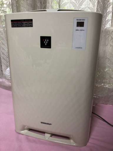 高濃度プラズマクラスター空気清浄機 SHARP KC-Z45 加湿機能付き中古完動美品