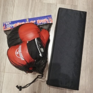 男の子　親子　格闘技　練習セット