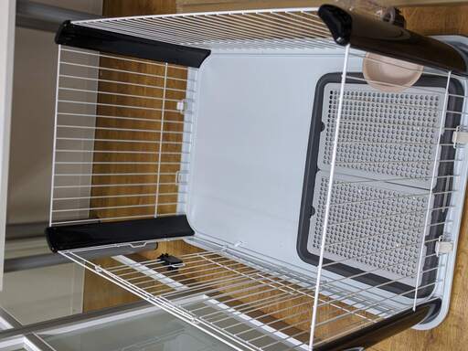 屋根付きペットケージ 犬ケージ 白　おまけ付き