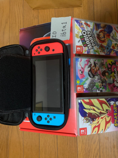 switch本体　ケース　スプラトゥーン2 ポケモンシールド　マリオパーティー